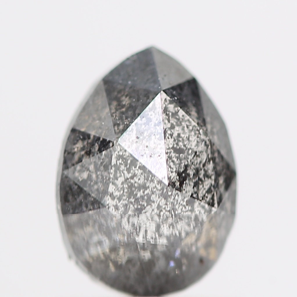CT Salt and Pepper Pear Shape Loose Diamond