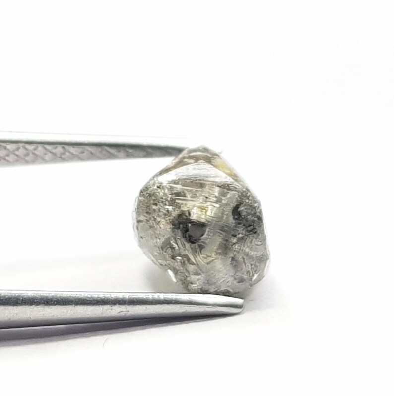 Natural Rough Diamond, 2.18 Carat Single Salt and Pepper Diamond,raw
