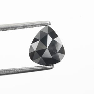 1.17 Ct Pear Black Diamond: Natural Loose Diamond for Engagement Ring