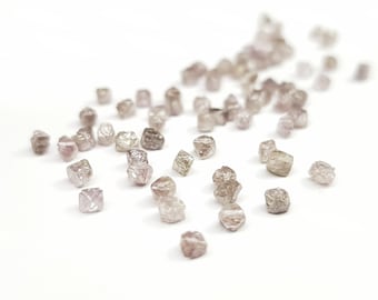 Natural Pink Rough Diamond: 2.00 Ct Raw Uncut Diamond Lot