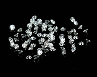 F-G White Diamond Lot: 1.40 MM Round Brilliant Cut, VS-SI Clarity