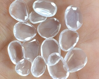 7 mm to 12 mm Approx Size Gemstone For Making Designer Jewelry Piece 5 Pcs per Lot Natural Wooden Rutile Faceted Polki Fancy Shape