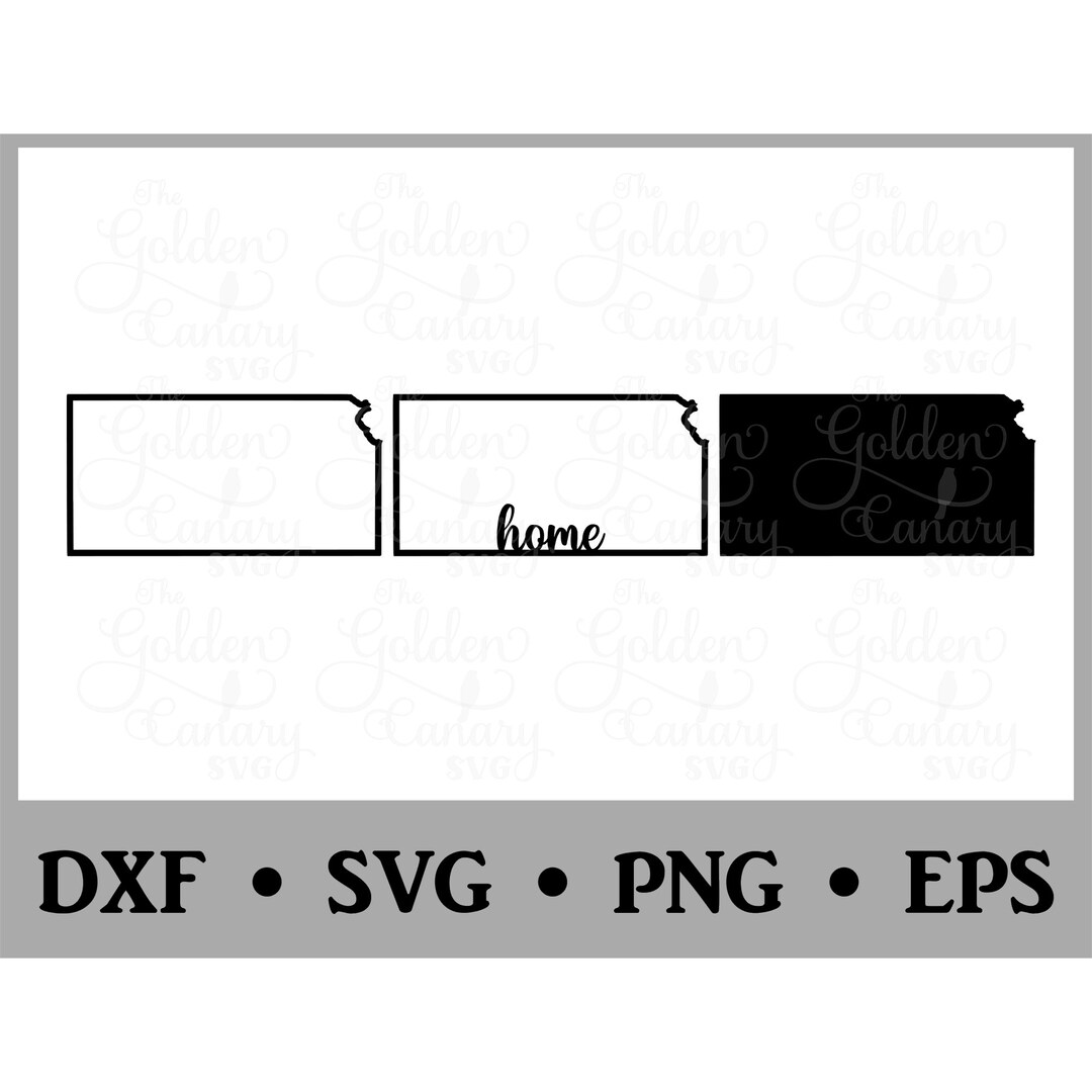 Kc Cnc File Kansas SVG / State / Home / Cutting File / CNC File / Vinyl ...