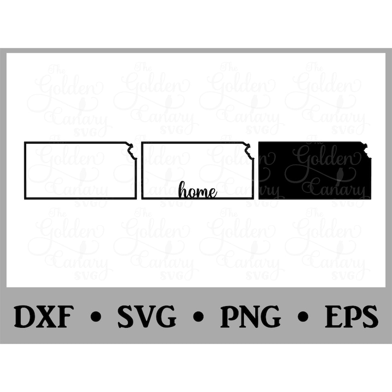 Kansas SVG / State / Home / Cutting File / CNC File / Vinyl ...