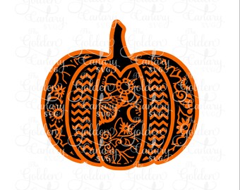 Citrouille Mandala, décalque, presse à chaud, automne svg, htv, cadeau pour un ami, pays, rustique, télécharger toile signe halloween svg dfx png pdf jpeg