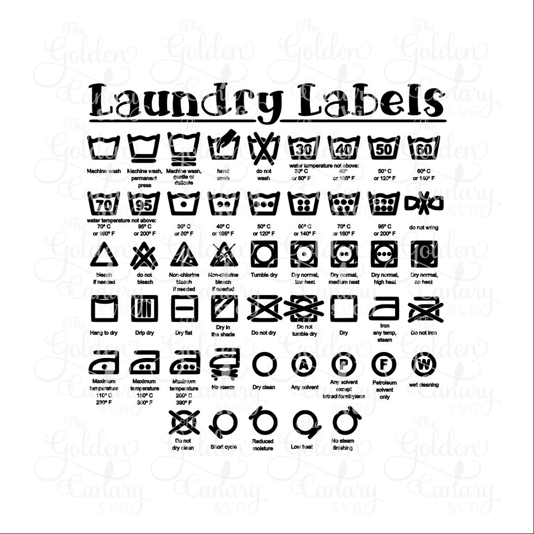 Laundry Label Svg Dfx Png Pdf Jpeg College Student New Home Etsy