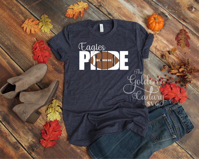 Eagles Pride Football SVG School Spirit Wear Spirit Week - Etsy