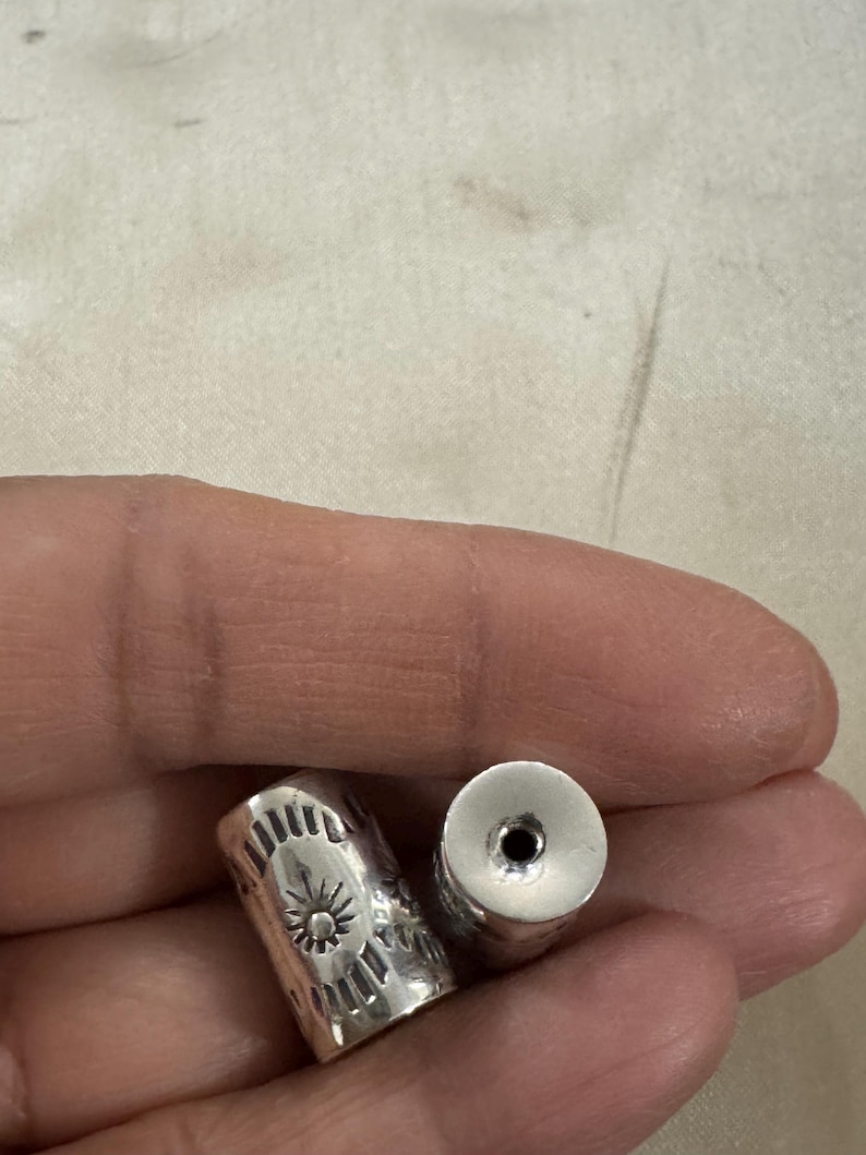 Silverpärlor, sterlingsilverpärlor, 925 silverpärlor, fatpärlor, 925 fatpärla, sterlingsilver fatpärla, silver fatpärla, fatpärla bild 10