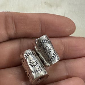 Silverpärlor, sterlingsilverpärlor, 925 silverpärlor, fatpärlor, 925 fatpärla, sterlingsilver fatpärla, silver fatpärla, fatpärla bild 6