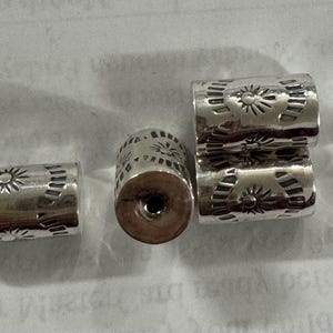 Silverpärlor, sterlingsilverpärlor, 925 silverpärlor, fatpärlor, 925 fatpärla, sterlingsilver fatpärla, silver fatpärla, fatpärla bild 2
