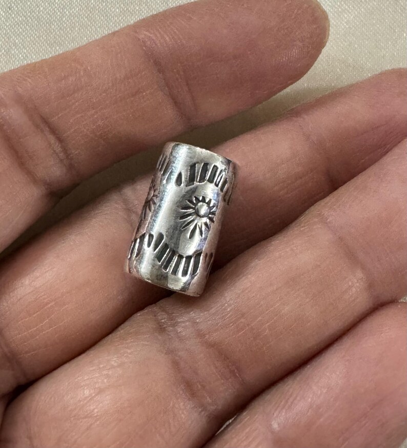 Silverpärlor, sterlingsilverpärlor, 925 silverpärlor, fatpärlor, 925 fatpärla, sterlingsilver fatpärla, silver fatpärla, fatpärla bild 9