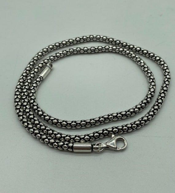 アクセサリー Vintage Bali Silver chain necklace Bali Style Chain,sterling Silver Bali Style Chain,925 Bali Style