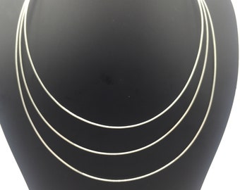 Omega-kedja, silverkedja, sterlingsilverkedja, 925 silverkedja, rund omega, rund omega-kedja