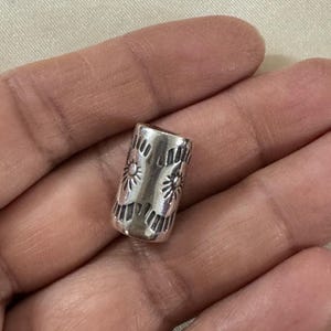 Silverpärlor, sterlingsilverpärlor, 925 silverpärlor, fatpärlor, 925 fatpärla, sterlingsilver fatpärla, silver fatpärla, fatpärla bild 3
