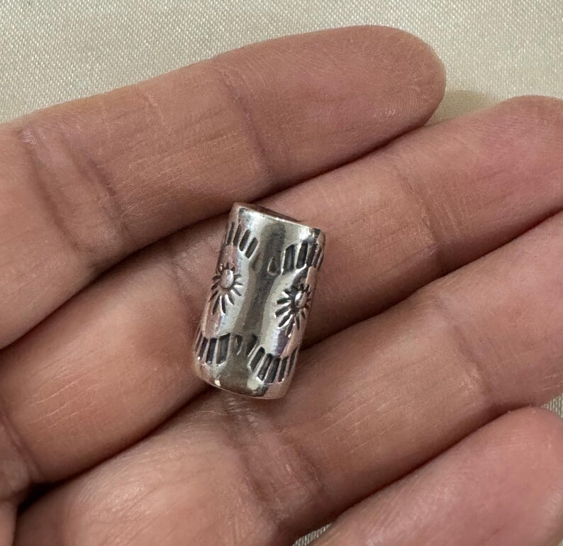 Silverpärlor, sterlingsilverpärlor, 925 silverpärlor, fatpärlor, 925 fatpärla, sterlingsilver fatpärla, silver fatpärla, fatpärla bild 3