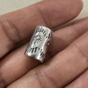 Silverpärlor, sterlingsilverpärlor, 925 silverpärlor, fatpärlor, 925 fatpärla, sterlingsilver fatpärla, silver fatpärla, fatpärla bild 11