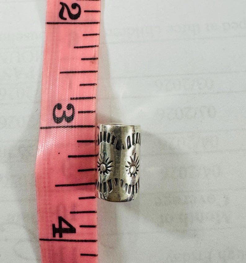 Silverpärlor, sterlingsilverpärlor, 925 silverpärlor, fatpärlor, 925 fatpärla, sterlingsilver fatpärla, silver fatpärla, fatpärla bild 13