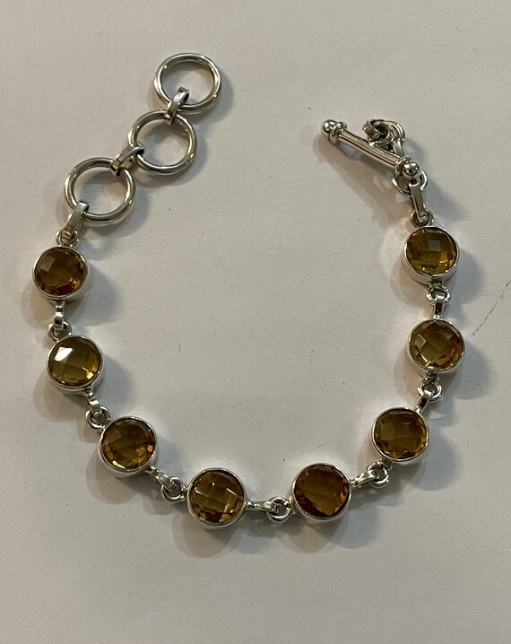 Citrine bracelet hotsell etsy