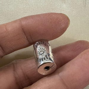 Silverpärlor, sterlingsilverpärlor, 925 silverpärlor, fatpärlor, 925 fatpärla, sterlingsilver fatpärla, silver fatpärla, fatpärla bild 7