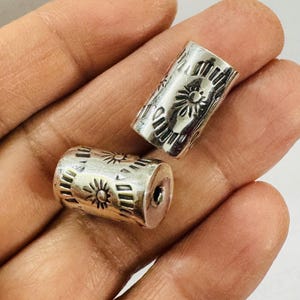 Silverpärlor, sterlingsilverpärlor, 925 silverpärlor, fatpärlor, 925 fatpärla, sterlingsilver fatpärla, silver fatpärla, fatpärla bild 16