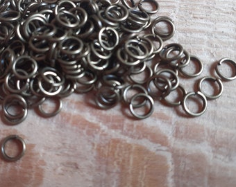 lot of 100 bronze junction rings 5mm