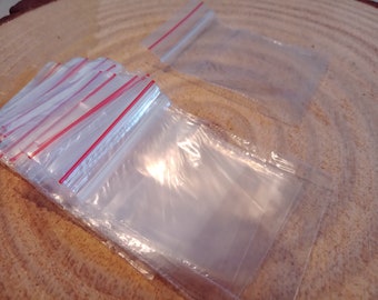 lot de 250 sachets zip 6x4cm