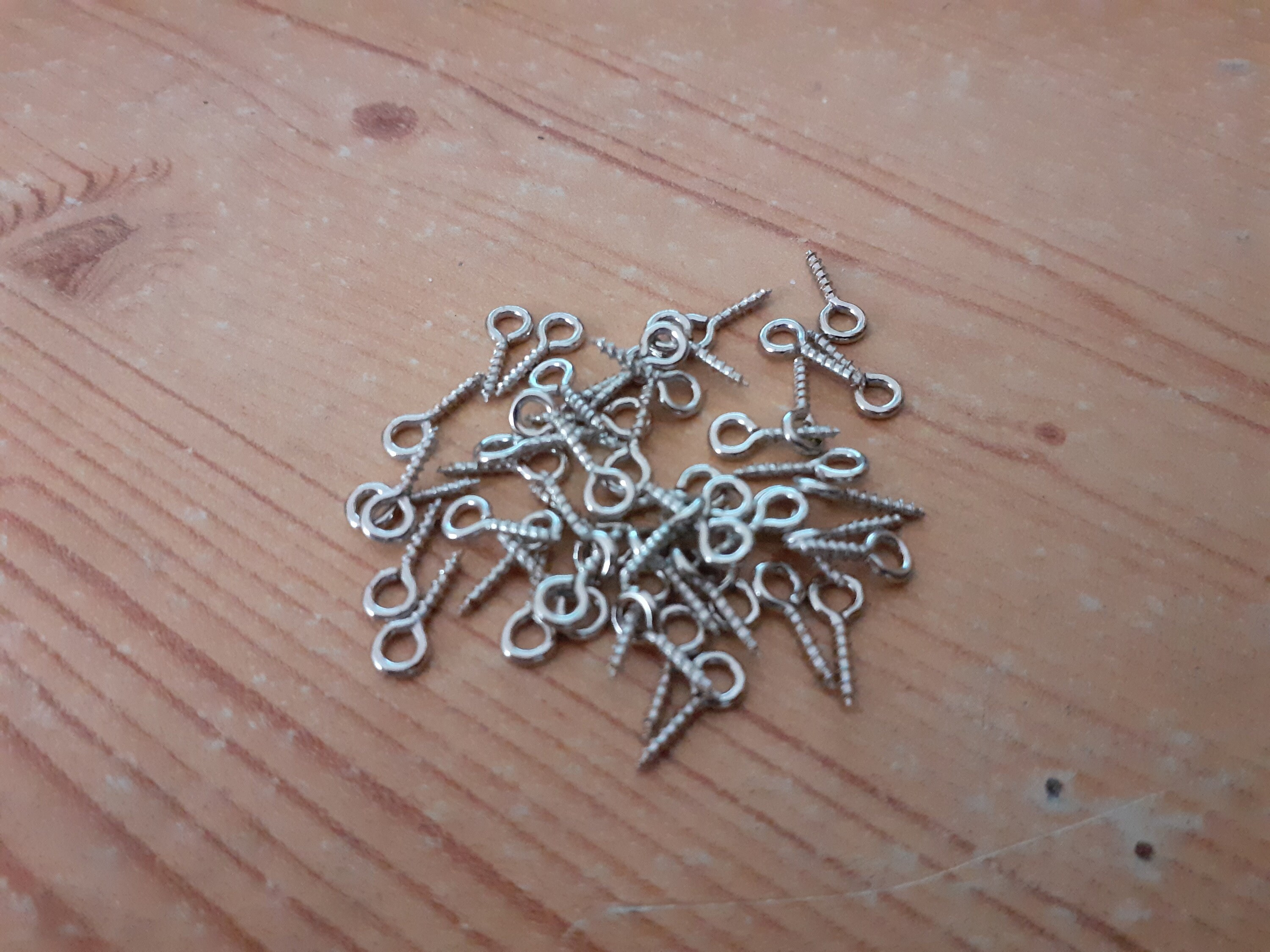 Lote de 50 pitones para atornillar color plata 1 cm Etsy