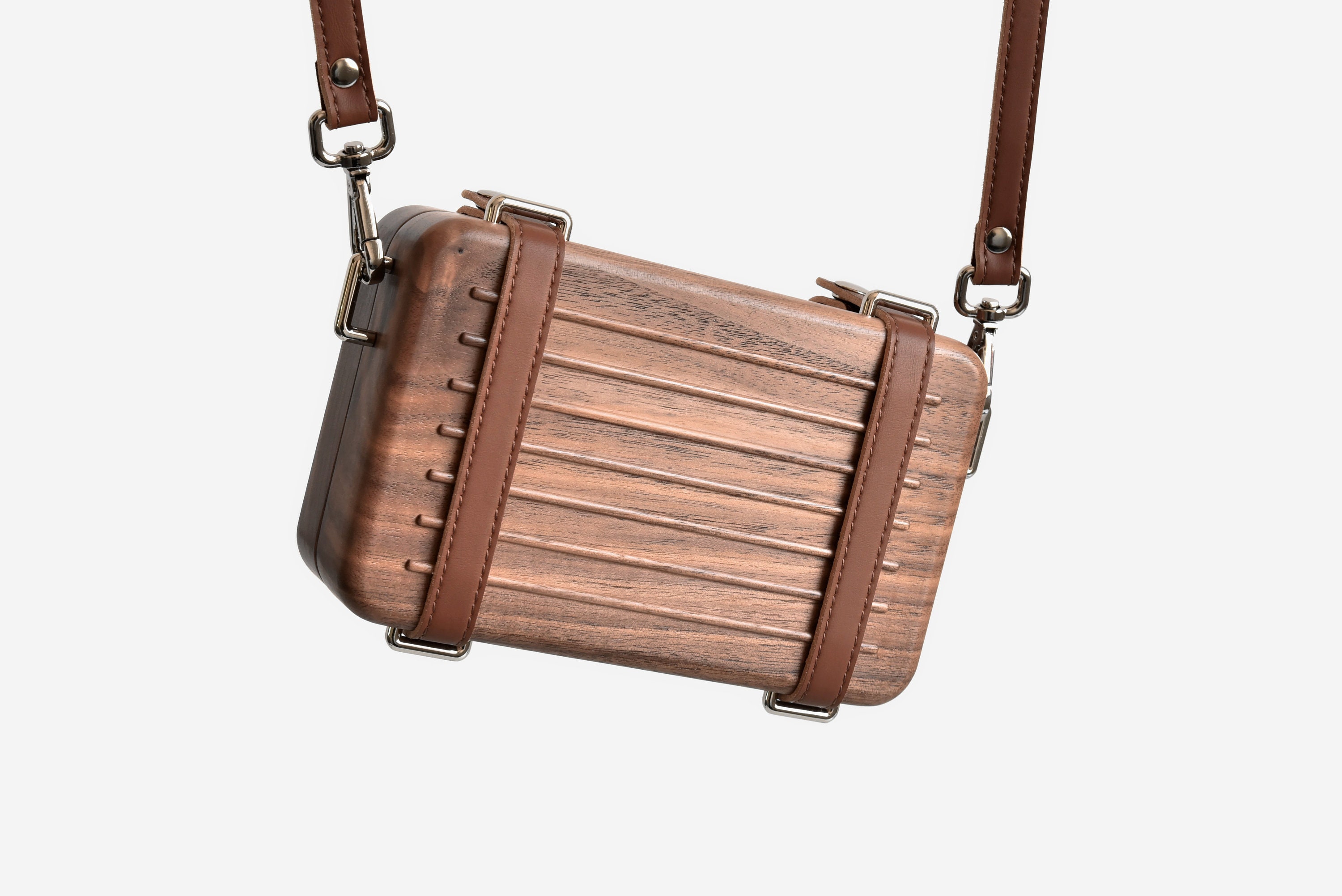 Petit Noé trunk cloth handbag