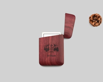 Personalized Business Card Holder, Business Card Case, Wood Business Card Case, Man Gifts, Boss Gift, Christmas Gift, Groomsmen Gifts