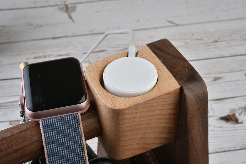 Nightstand Valet Wireless Charging Station Organizer Apple Etsy