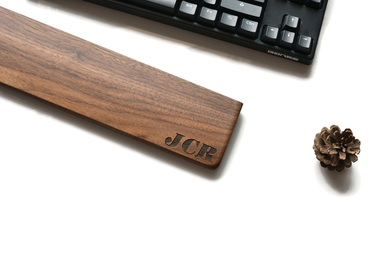 Black Walnut Wood Wrist Rest Personalized Wrist Pad Keyboard Etsy