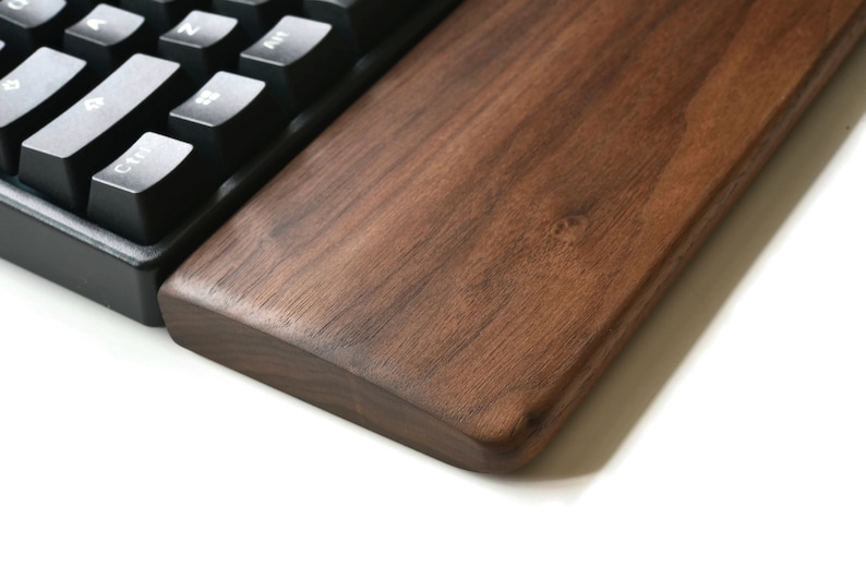 Black Walnut Wood Wrist Rest Personalized Wrist Pad Keyboard Etsy