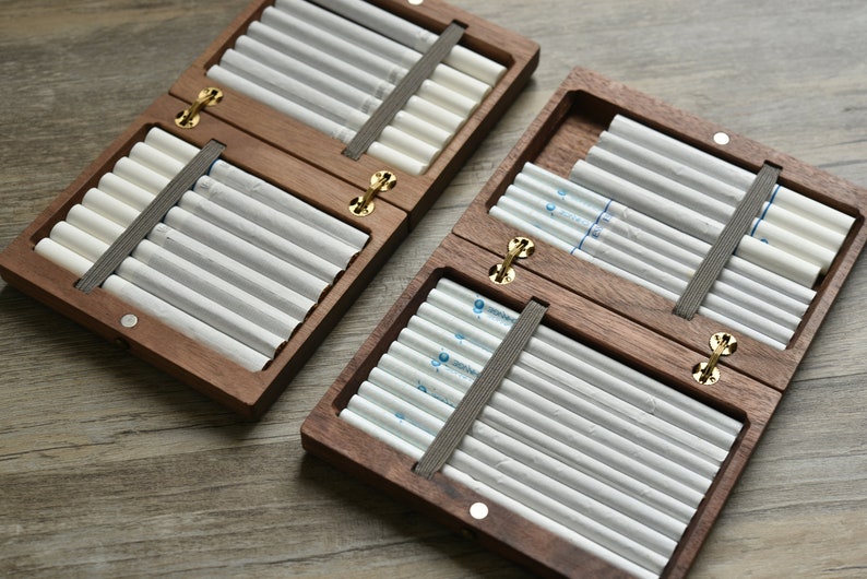 Étui à cigarettes personnalisé, porte-cigarettes en bois, étui à cigarettes rétro, cadeau personnalisé, cadeaux pour collègues, cadeau de Noël, cadeau unique pour lui image 7