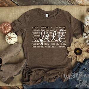 Women's FALL Words Limited Time Cute Funny Fall Cozy Autumn Thanksgiving Seasonal Tee T-Shirt Graphic Tee Shirt Plus Size 3XL 4XL Avail