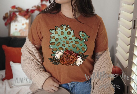 Women's LEOPARD TURKEY Cute Fall Autumn Thanksgiving Seasonal Holiday Tee T-Shirt Graphic Tee Plus Size up to 3XL 4XL Avail
