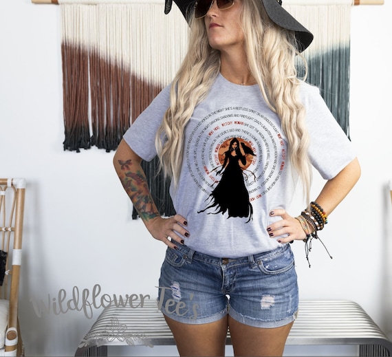 Women's WITCHY WOMAN Rock & Roll Old School Old Soul Hippie Boho Chic Retro HALLOWEEN Witch Graphic Tee T-Shirt up to 5XL
