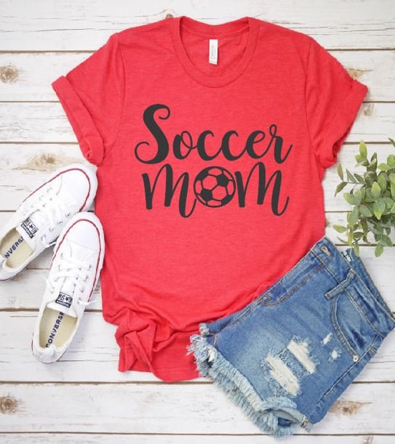 Women's SOCCER MOM Tee T-Shirt Graphic Tee Plus Size