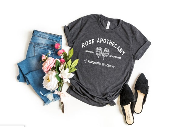 Women's ROSE APOTHECARY Tee T-Shirt Graphic Tee Plus Size Tee t-shirts, avail S-4XL 3X 3XL 4X 4XL 5XL
