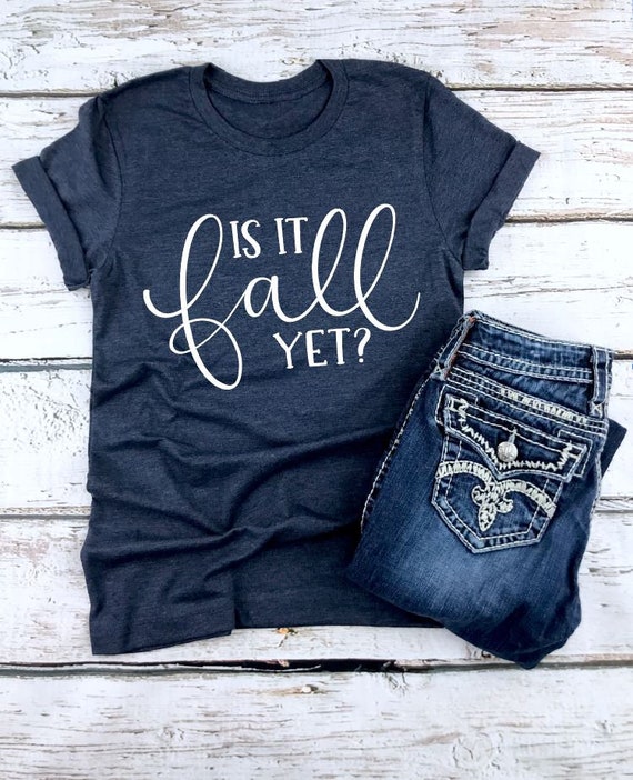 Women's Is it FALL YET? Limited Time Cute Funny Fall Autumn Seasonal Tee T-Shirt Graphic Tee Plus Size 3XL 4XL 5XL Avail