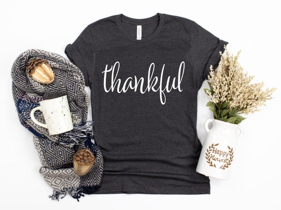 Women's THANKFUL Limited Time Cute Fall Autumn Thanksgiving Seasonal Holiday Tee T-Shirt Graphic Tee Plus Size 3XL 4XL 5XL Avail