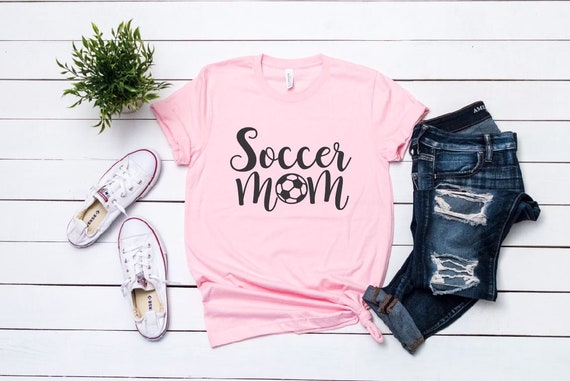 Women's SOCCER MOM Tee T-Shirt Graphic Tee Plus Size