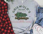 Women 39 s GRISWOLD 39 S TREE FARM Limited Cute Lampoon Holiday Christmas Tee T-Shirt Graphic Tee Plus Size Avail in 3XL 4XL 5XL