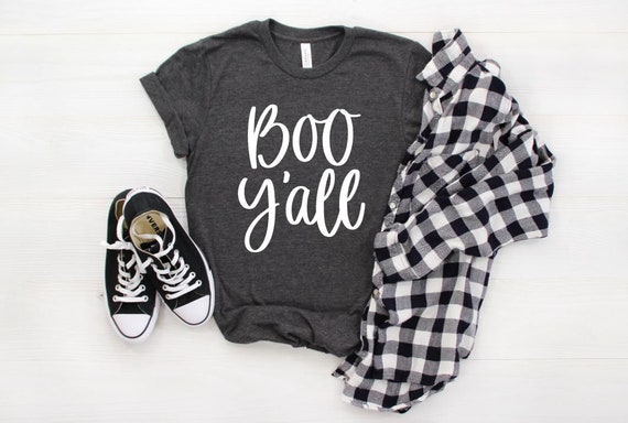 Women's BOO Y'ALL Fall Halloween Witch Spell Limited Time Tee T-Shirt Graphic Tee Plus Size up to 4XL 5XL Avail