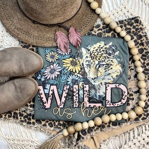 Women&#39;s WILD Country music Tee T-Shirt Graphic Tee Plus Size Tee t-shirts up to 3X 3XL 4X 4XL AVAIL