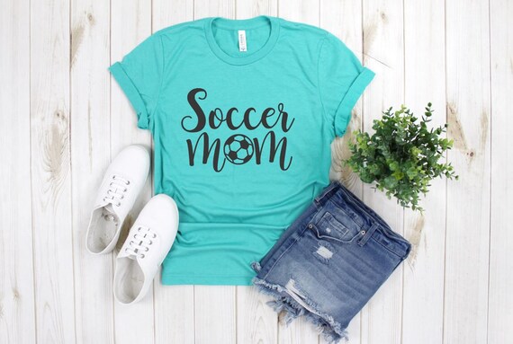 Women's SOCCER MOM Tee T-Shirt Graphic Tee Plus Size