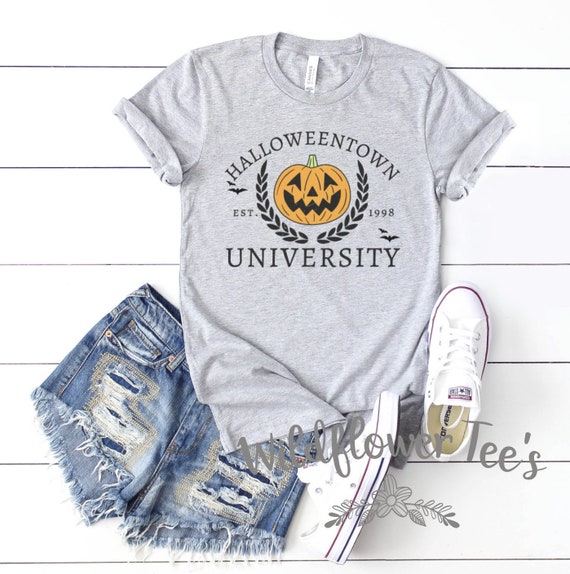 Women's HALLOWEEN UNIVERSITY Fall Halloween Witch Spell Limited Tee T-Shirt Graphic Tee S - 3XL 4XL 5XL