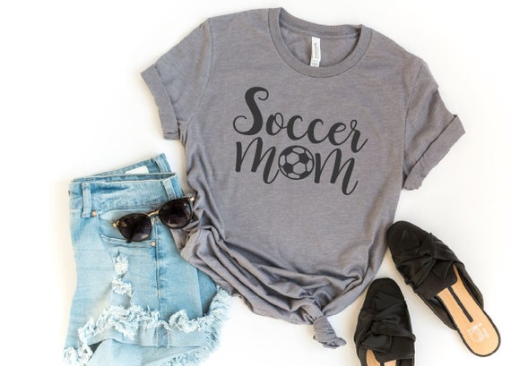 Women's SOCCER MOM Tee T-Shirt Graphic Tee Plus Size