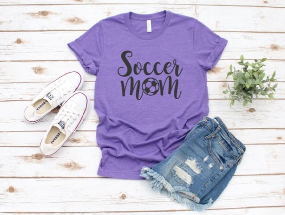 Women's SOCCER MOM Tee T-Shirt Graphic Tee Plus Size