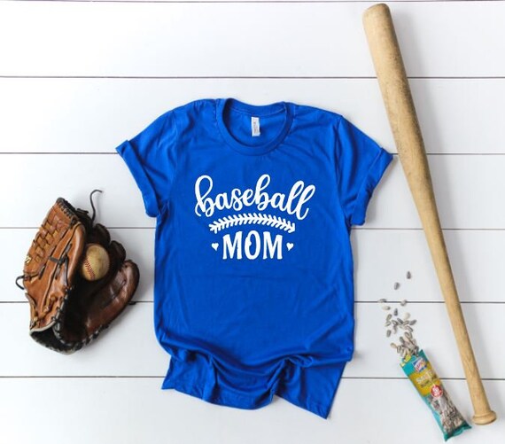 Women's BASEBALL MOM Tee T-Shirt Graphic Tee Plus Size Avail 5XL