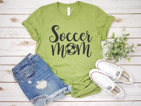 Women's SOCCER MOM Tee T-Shirt Graphic Tee Plus Size